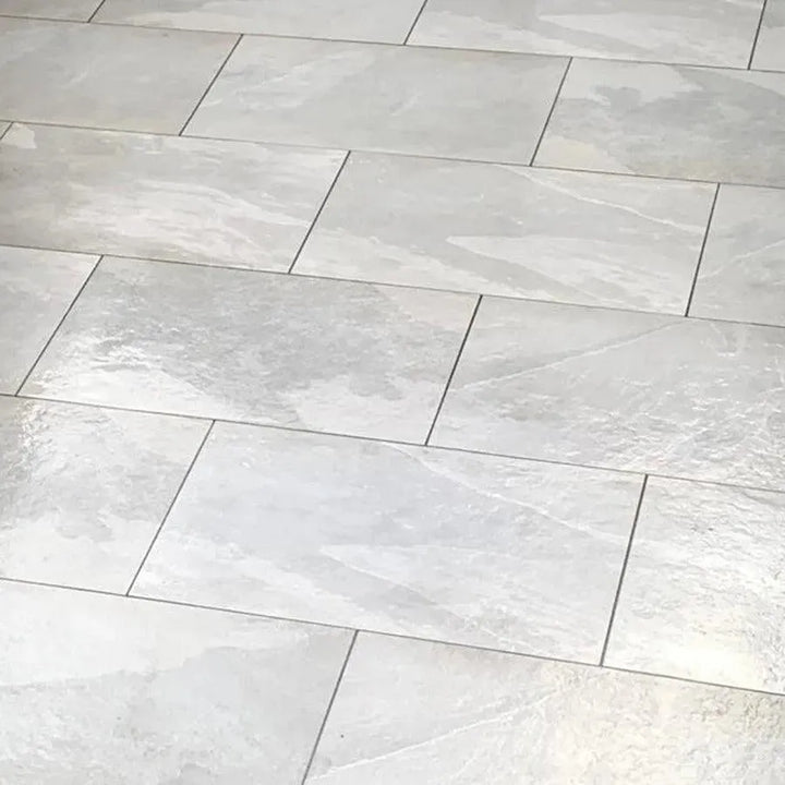 Brazilian grey slate porcelain paving slabs