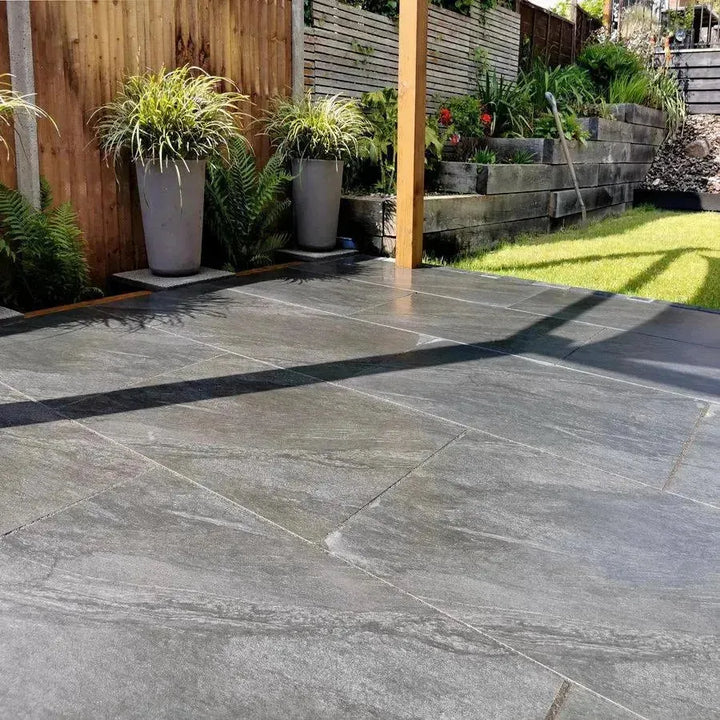 Anthracite Black Porcelain Paving 900 x 600