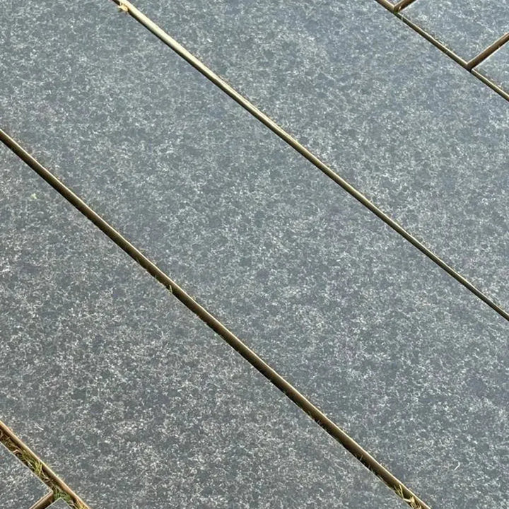 black basalt porcelain edging planks