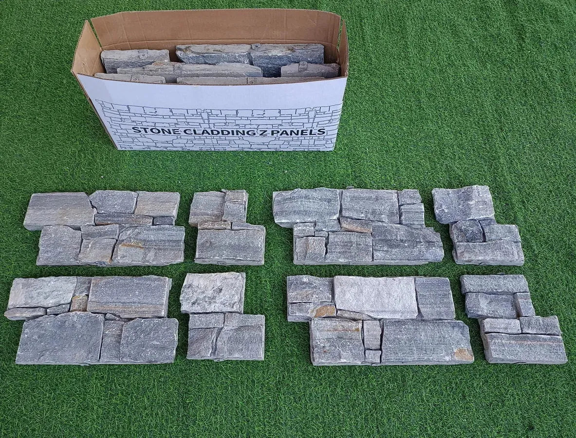 Blue Diamond Stone Cladding, Nordic Z Panels Cement Baking | Paving ...