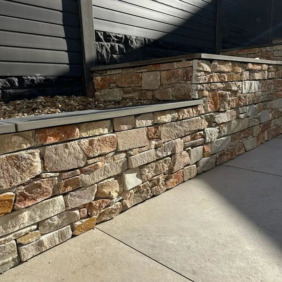 Z Stone Cladding Trim Golden Quartz Stone Cladding, Contemporary Z Tiles Clad