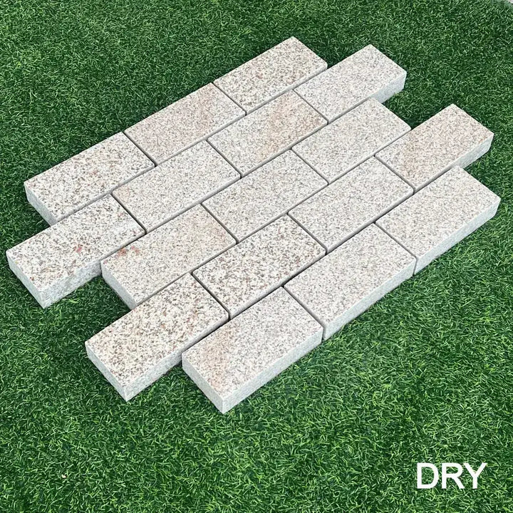 yellow gold granite setts sawn