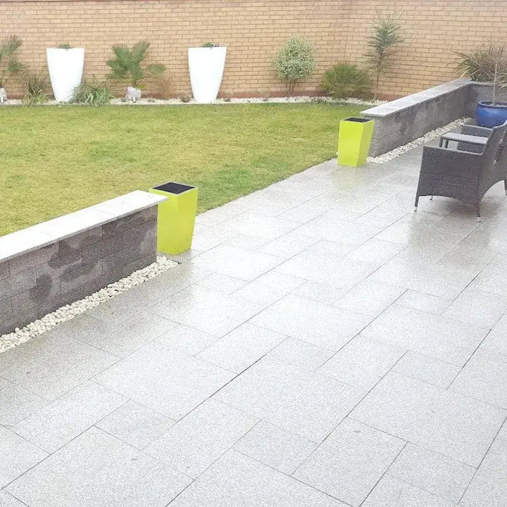 granite paving silver grey